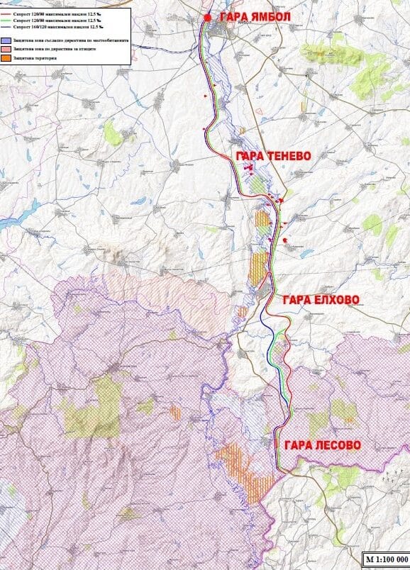 НКЖИ с проект за нова жп линия между България и Турция