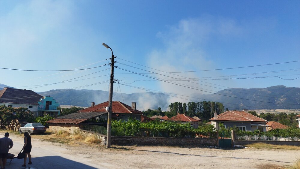 Пожар в сграда на НКЖИ край Сунгурларе