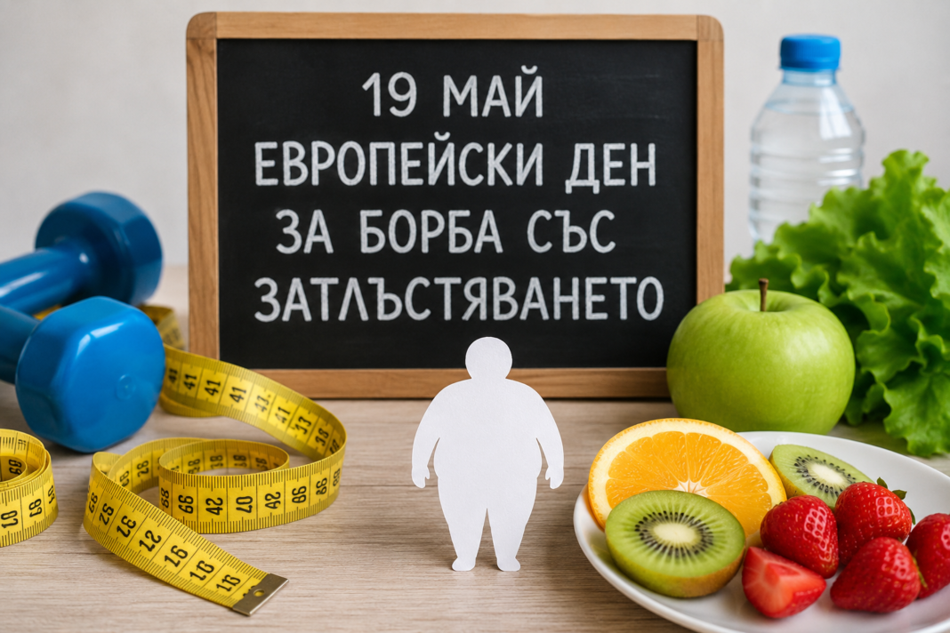 На 19 май отбелязваме Европейския ден за борба със затлъстяването