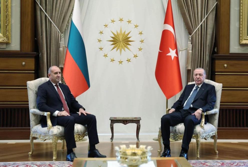 Румен Радев се срещна с турския президент Реджеп Тайип Ердоган
