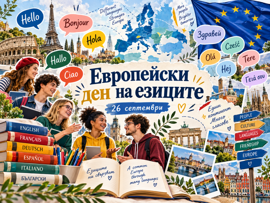 На 26 септември отбелязваме Европейския ден на езиците